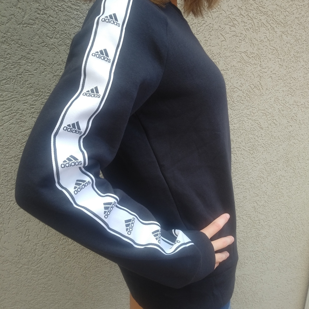 NWT Adidas black/white Sweatshirt AFS Tiro Crew S